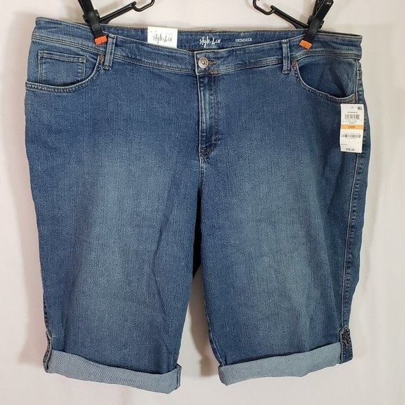 Style & Co. Pants - Style & Co Plus Size 24W Shorts Camino Button Front Casual Summer NWT (AF)